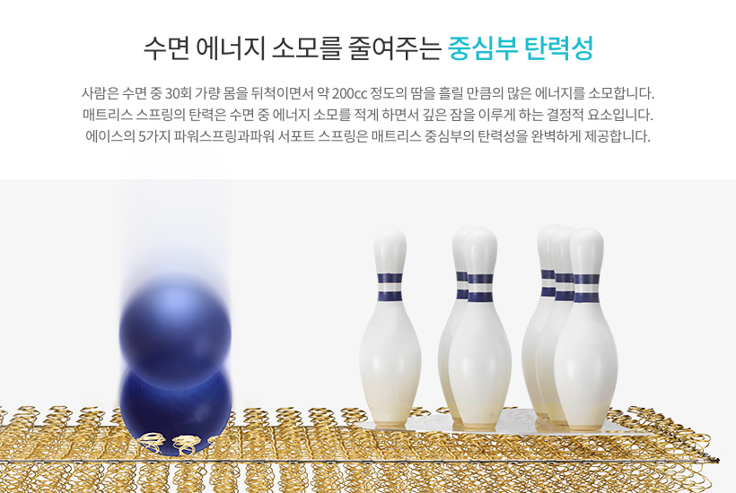 수면 에너지 소모를 줄여주는 중심부 탄력성